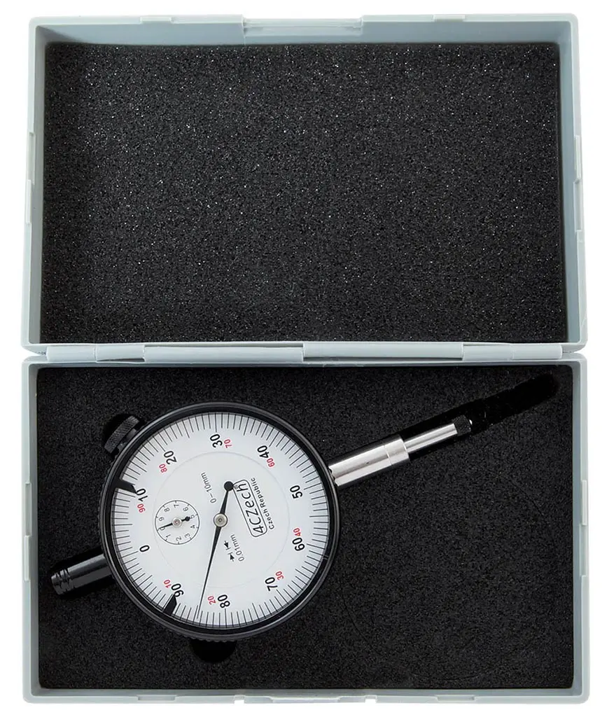 Úchylkoměr číselníkový ČSN EN ISO 46325 (ČSN 25 1811, 25 1816) 0-10 mm 0,01 mm